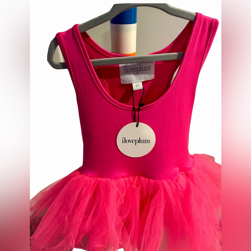 iloveplum | 6Y | Tutu Dress | Fuschia